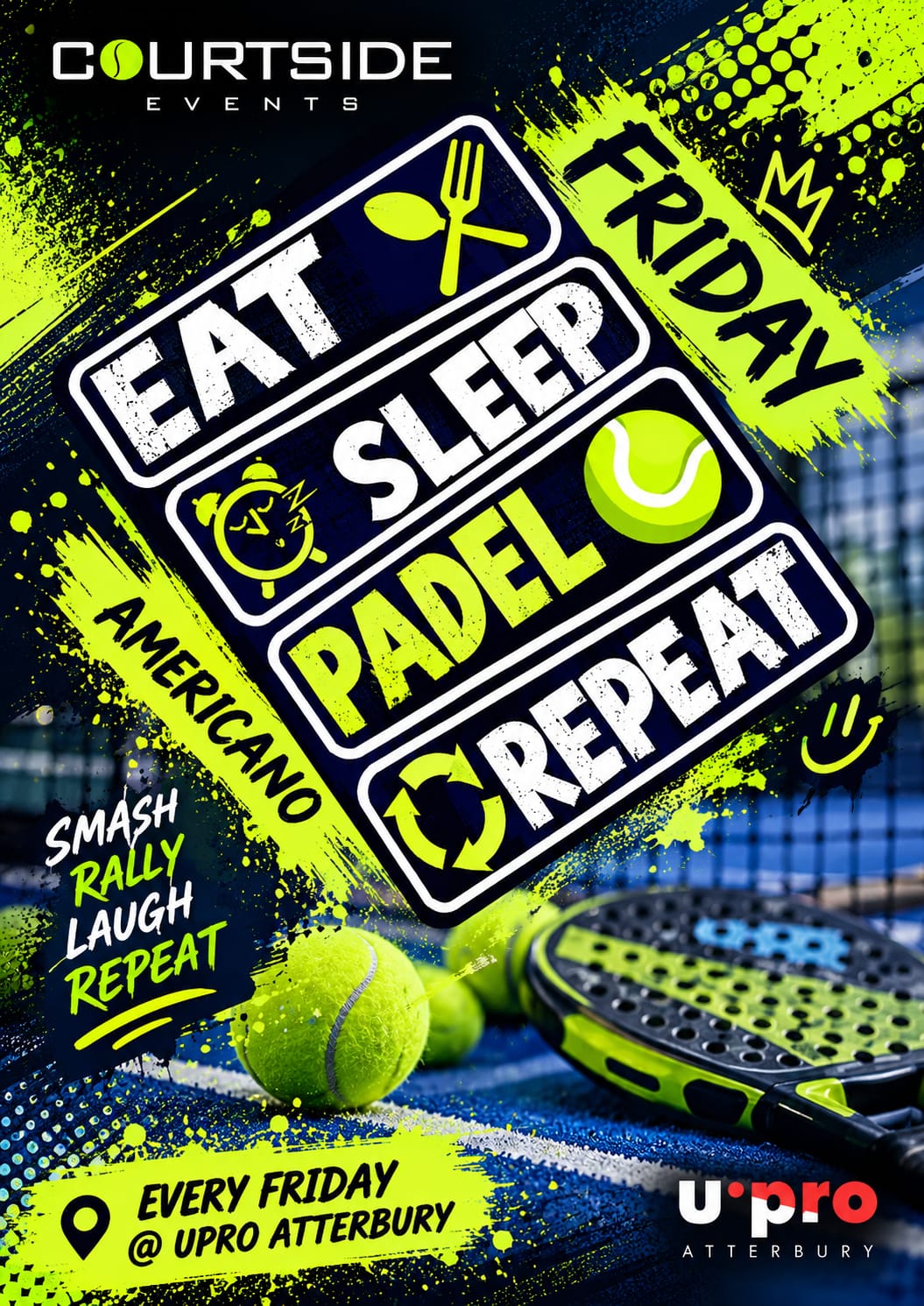 Friday Americano Lucky Draw @ UPro Atterbury 🎲🎾